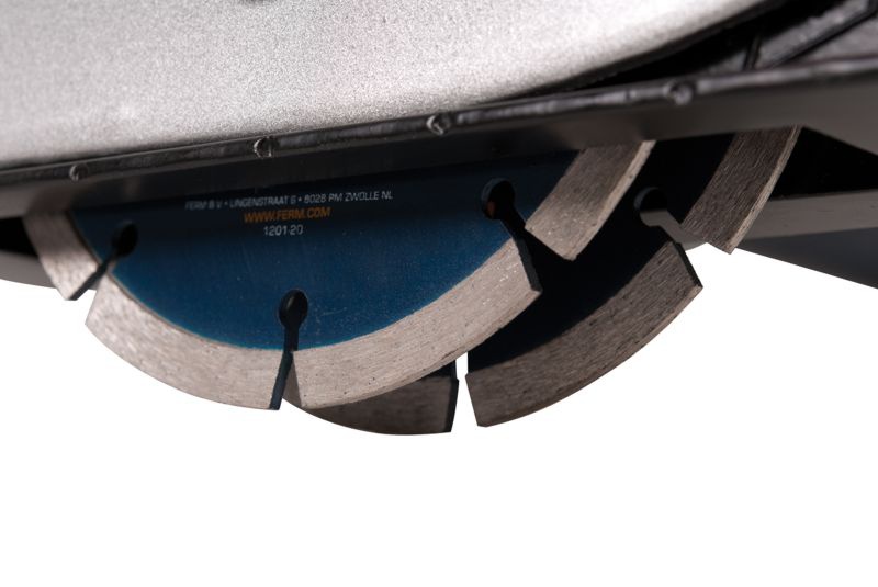 FERM FWS-125/4K Drážkovací fréza do zdiva + KUFR