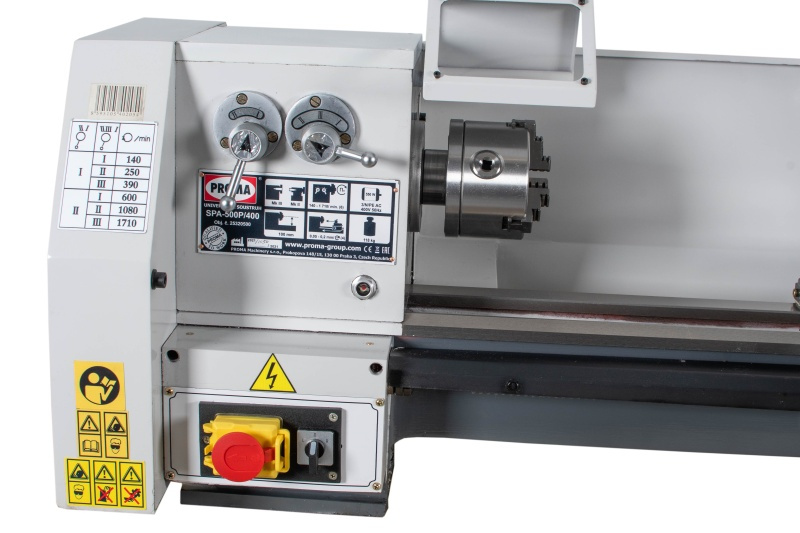 PROMA SPA-500P/400 - Soustruh na kov