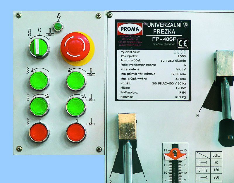 PROMA FP-48SP Univerzální frézka