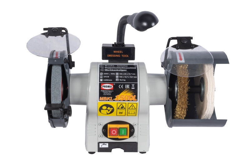 PROMA MBKL-1500L Dvoukotoučová bruska - leštička
