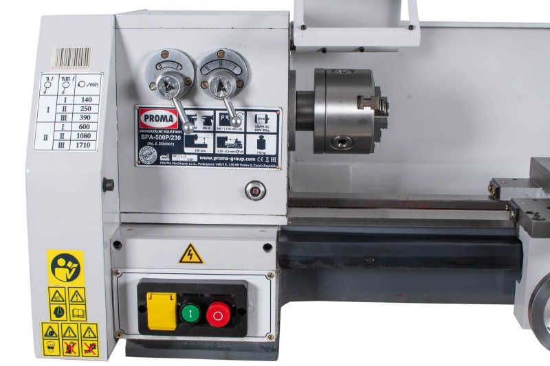 PROMA SPA-500P/230 - Soustruh na kov