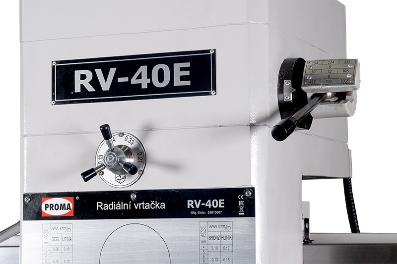 Radiální vrtačka RV-40E PROMA