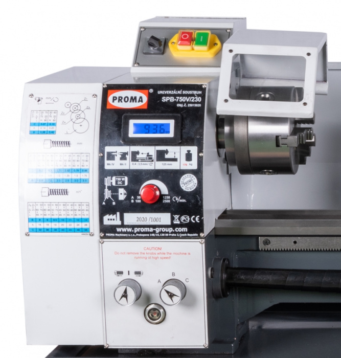 PROMA SPB-750V/230 Soustruh na kov