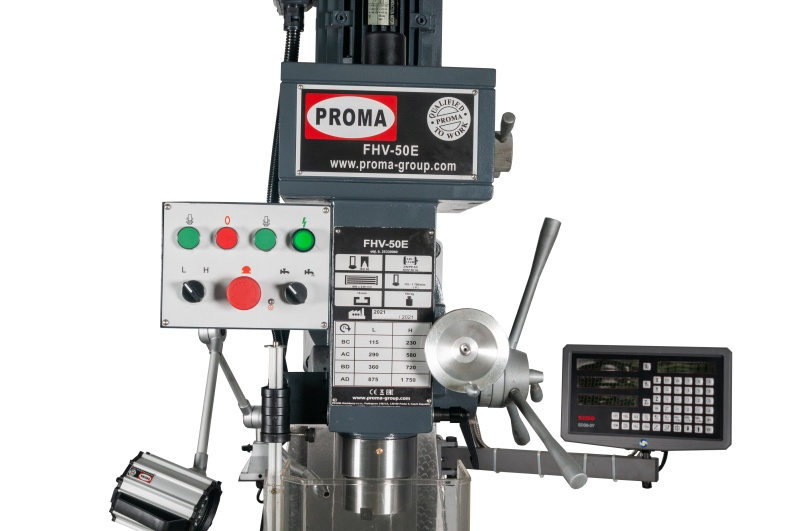 PROMA FHV-50E - Univerzální frézka