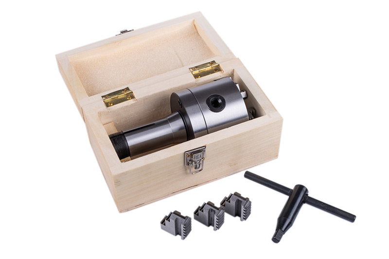 PROMA 25004107 Univerzální 3-čelisťové sklíčidlo pr 80 mm s upnutím pro kleštinu 5C