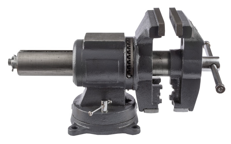 PROMA VS-125 víceúčelový stolní svěrák, otočný, čelisti na trubky