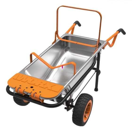 WORX WG050 - Zahradní kolečko 8v1