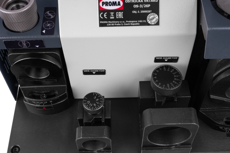 PROMA OS-3/26P Ostřící bruska na vrtáky