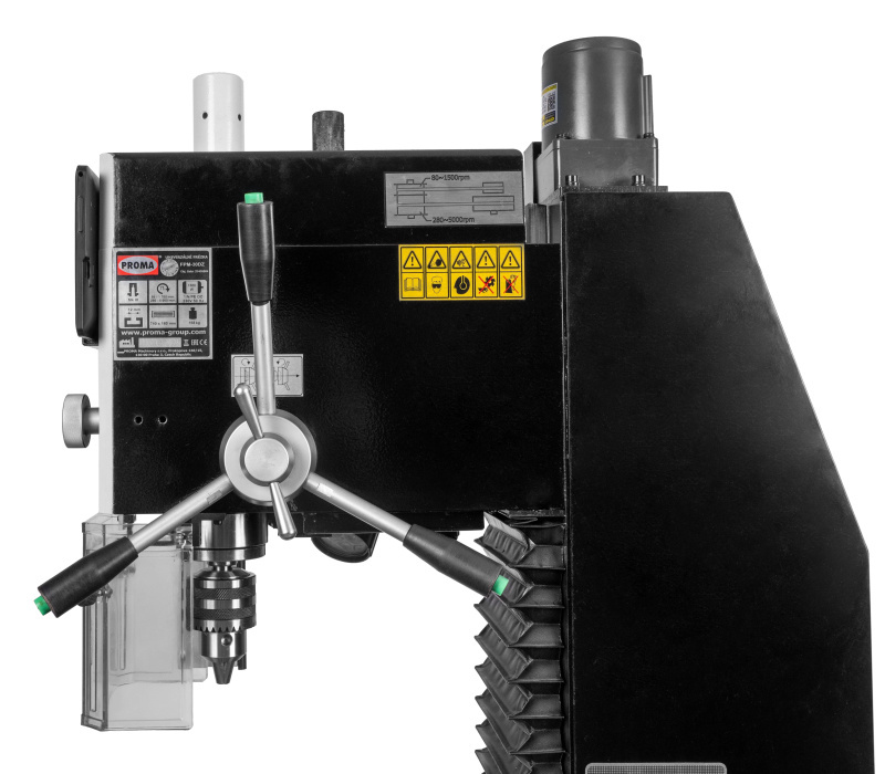 PROMA FPM-30DZ Frézka na kov s LED zrcadlovým displejem