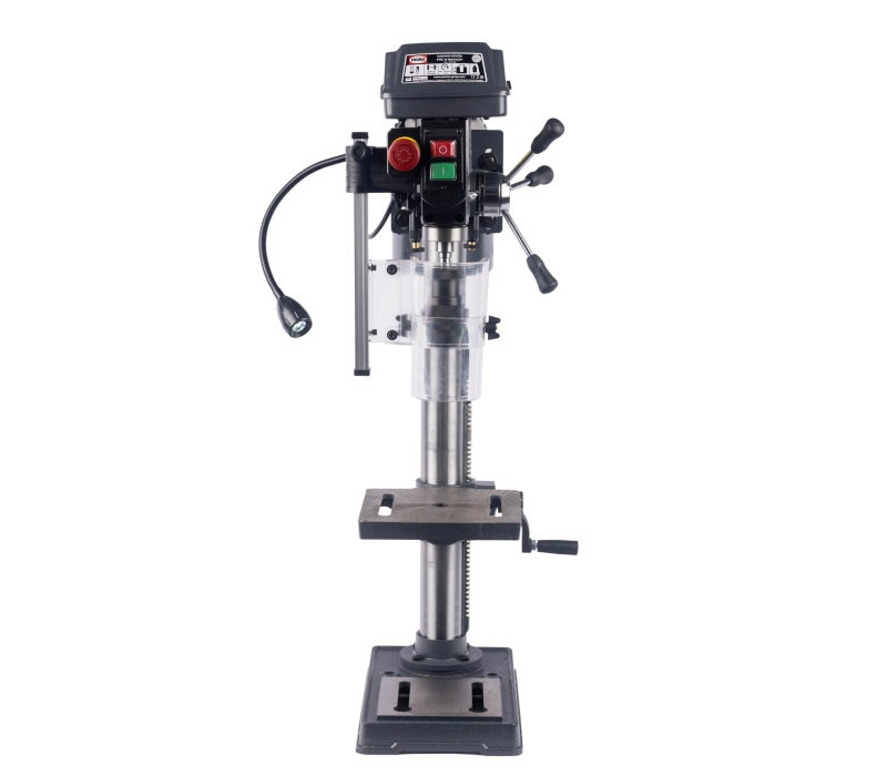 PROMA PTB-16 MAX/400V Stolní vrtačka s osvětlením a křížovým laserem